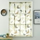 thumbnail image 2 of Cortinas de cocina con estampado de gasa, cortinas romanas para ventanas, sala de estar, dormitorio, paneles de cenefa, tratamiento de ventanas Eigraketly JJ23233-02, 2 of 6