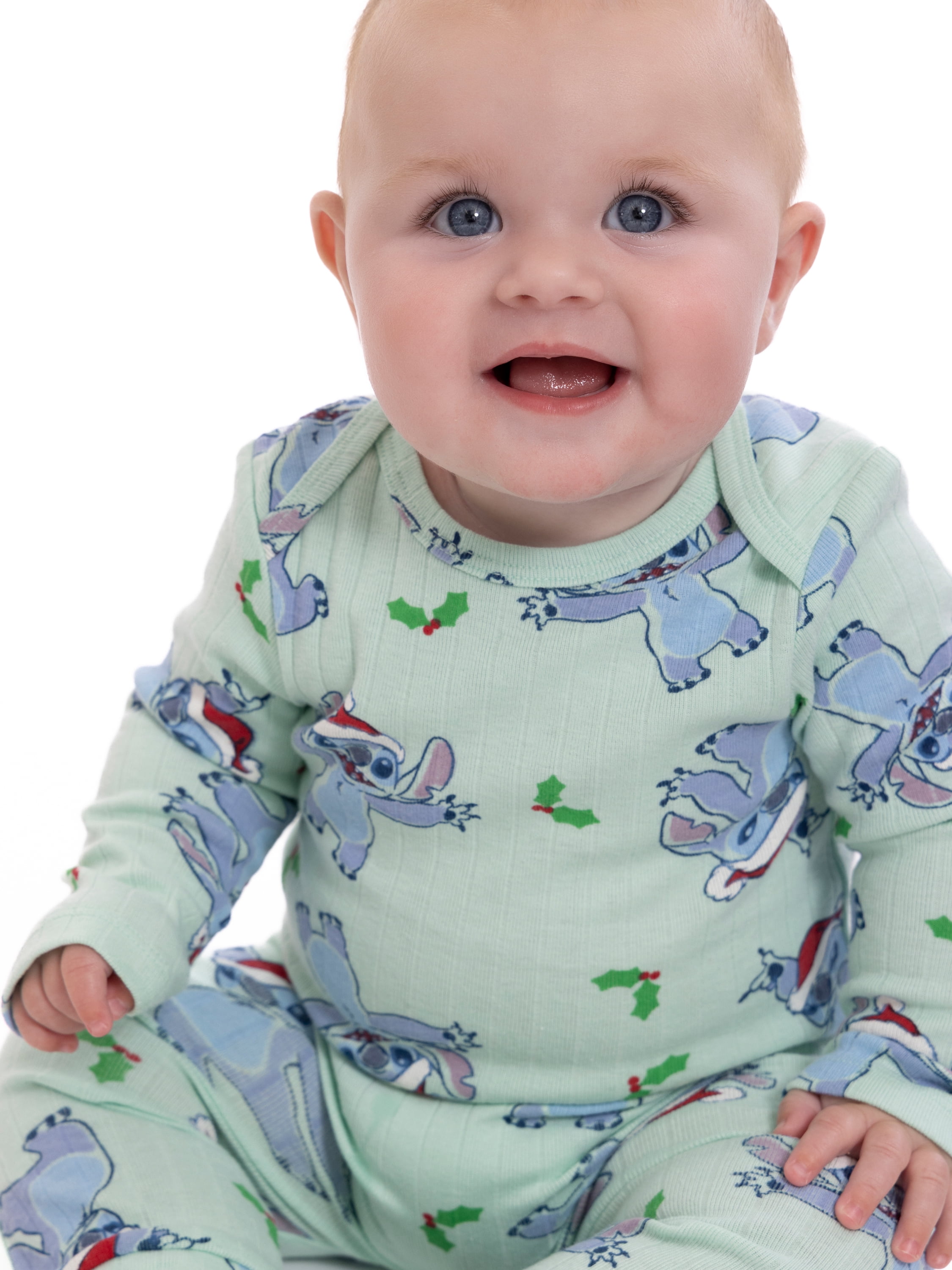 Stitch Baby Boys Christmas Graphic Bodysuit and Jogger Pants Set, 2-Piece, Sizes 0M-12M