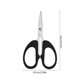 thumbnail image 3 of Multipurpose Office Home Scissors Stainless Steel Blades Scissors Comforts Grip For Crafting Sewing School Office Home Use, 3 of 6