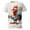 White, variant on Mens Graphic T-shirts Short Sleeve Crewneck Tops 3D Silly Animal Character Print Humor Casual Lightweight T Shirts for Man Blue XXL