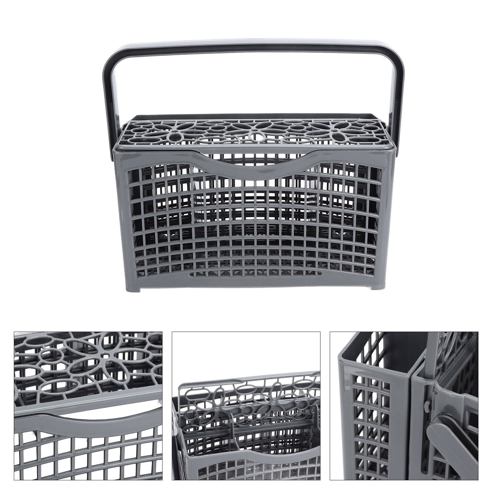 Dishwasher Silverware Basket Utensil Cutlery Holder Forks Storage Replacement Dishwasher Utensil Rack Basket for LG Kitchen Utensils ABS Material 23.1x13.1x13.4cm