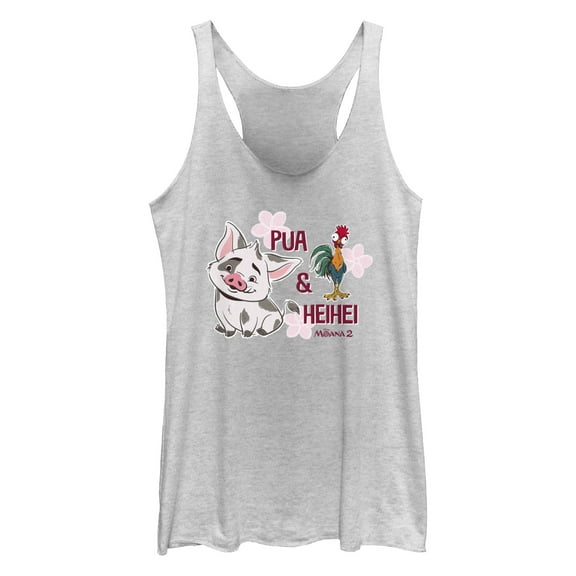 Women's Moana 2 Pua & Heihei Racerback Tank Top