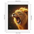 thumbnail image 2 of Paint by Numbers Kit for Adults, Majestic Lion Roaring Under Stars Paint by Numbers, Easy Paint by Numbers Kit for Adults Beginner, DIY Adult Paint by Number Kits on Canvas, 12x16in Home Decor, 2 of 7