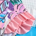 thumbnail image 5 of GYRATEDREAM Girls' One-Piece Swimwear Toddler Quick Dry Swimsuits Girls Beach Bathing Suit Kids Cute Sleeveless Swimwear for 4-7Y, 5 of 8