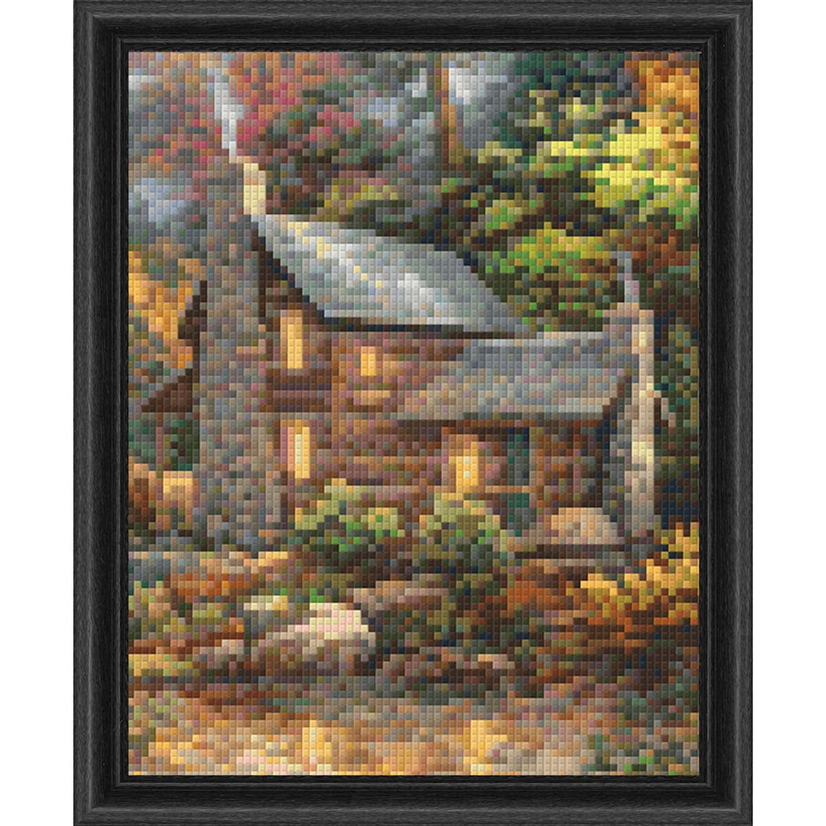 PixelHobby Autumn Cottage Mosaic Art Kit