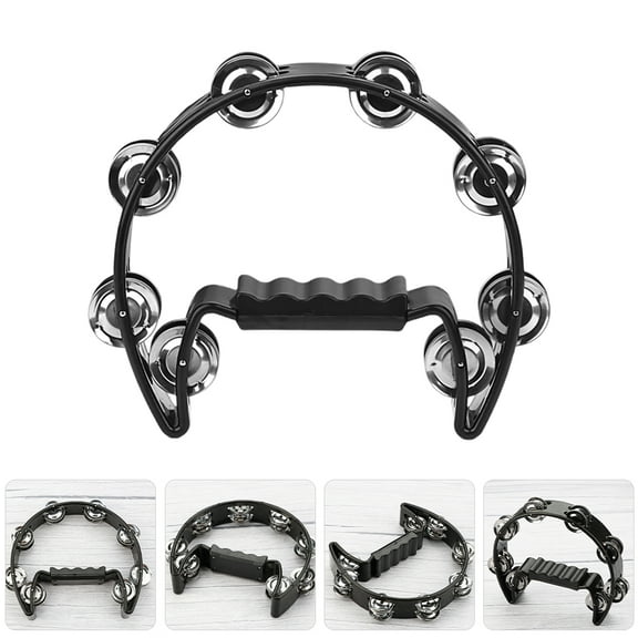 ELAYARD Hand Clapping Drums for Kids Tambourine Aluminum Alloy 1 Set