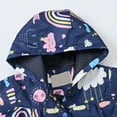 thumbnail image 5 of LUOGENLI Boys Jacket Size 6-7 Toddler Kids Baby Boys Girls Long Sleeve Prints Windproof Jacket Hooded Lightweight Kids Coats Windbreaker Casual Outerwear Boys Jackets Size 10-12 Winter 5-6 Years, 5 of 5