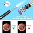 thumbnail image 3 of Otoscopio, Otoscopio de oído, cámara de oído 1080P, eliminación de cerumen Aibast, endoscopio de oído, 6 luces LED, adecuado para teléfonos inteligentes como iPhone, iPad y Android, 3 of 5
