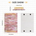 thumbnail image 3 of Bath Accessories Sets Single Print Decorative Tray With Handle For Home Bathroom Bedroom Iridescent Glass, 3 of 7