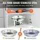 thumbnail image 5 of Juego de platos para buffet Hafing Dish VEVOR, 4 litros, 2 unidades, acero inoxidable, 5 of 9