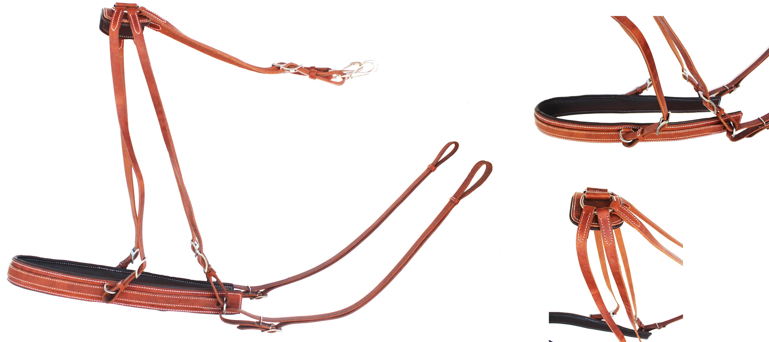 Horse Amish USA Harness Padded Mule Breeching Working Tack 976H705