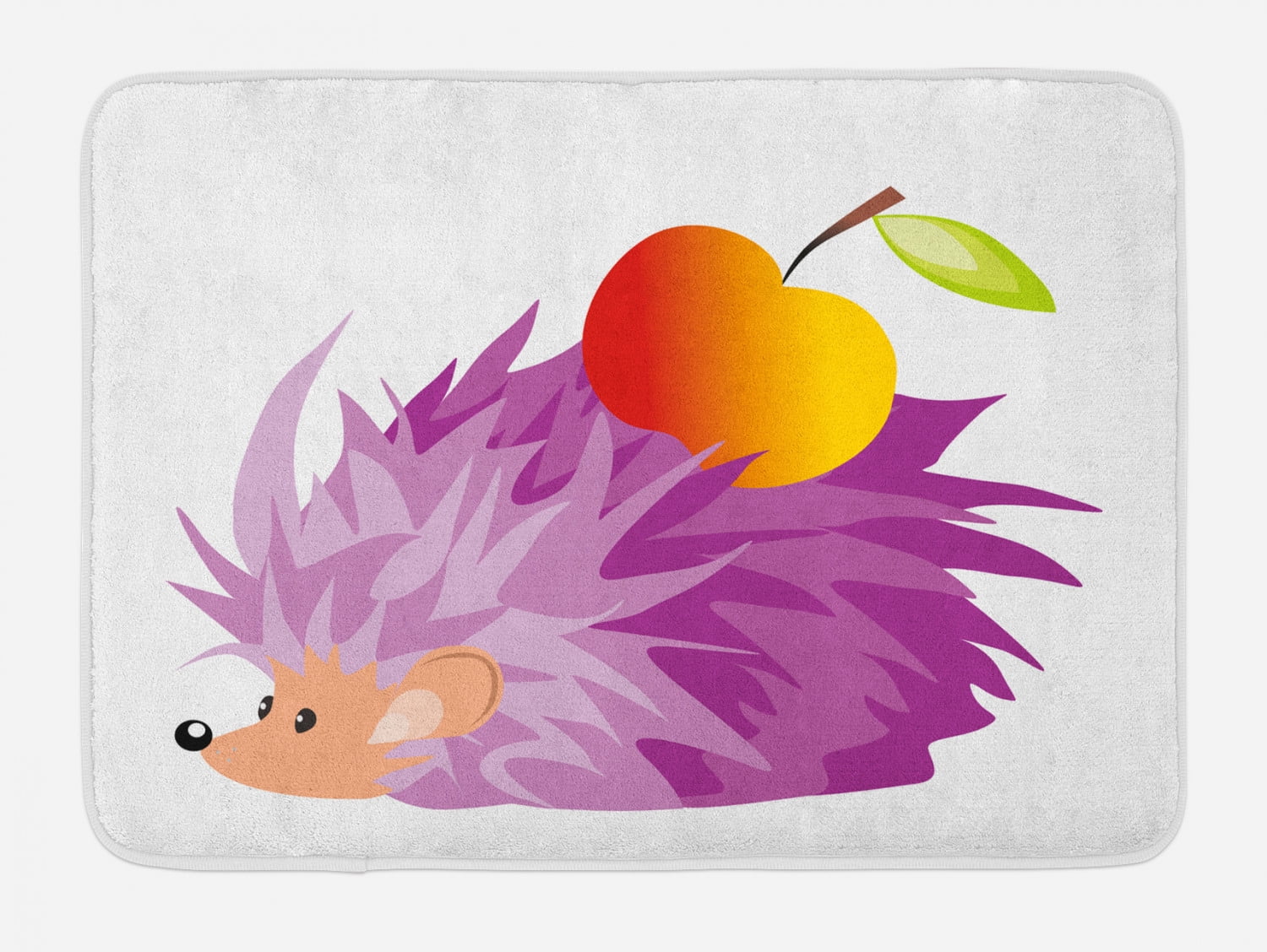 【81%OFF!】 Cute Hedgehog Animal Bath Rugs Absorbent Non Slip Door Mats Soft