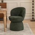 thumbnail image 4 of Kidol & Shellder Swivel Accent Chair 4PCS Modern Barrel Chair Soft Fabric Upholstered Lounge Chair for Living Room, Bedroom & Small Spaces, Green (Easy Assembly & Space-Saving Design), 4 of 8
