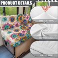 thumbnail image 6 of XYZCANDO Boho Flower RV Dinette Cushions Washable Camper Accessories Universal 2 Seat Couch Cover Comfortable Furniture Covers for Sofa and Loveseat Slipcovers for Women Easy to Install Pink, 6 of 7