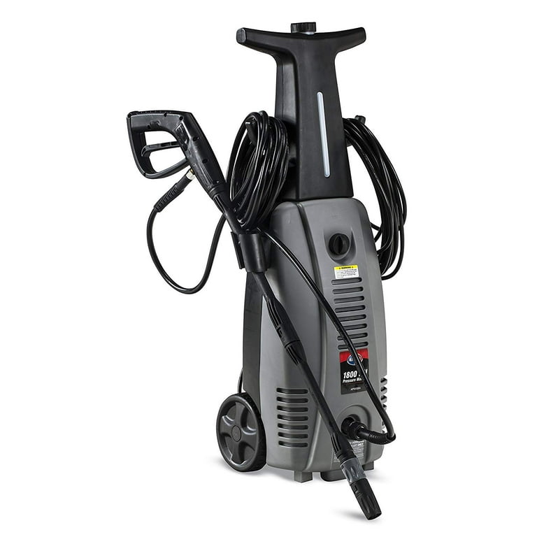 All Power 1800 PSI 1.6 GPM Electric Pressure Washer with Hose Reel for House, Walkway, Car and Outdoor Cleaning All Power 1800 PSI 1.6 GPM Electric Pressure Washer with Hose Reel for House, Walkway, Car and Outdoor Cleaning