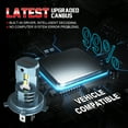 thumbnail image 5 of For Toyota Tundra 2000 2001 2002 2003-2006 LED Headlight+Fog Light Bulbs Combo, 5 of 16