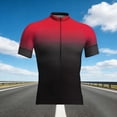 BRGZLK Men's Cycling Jersey Summer Trendy Zipper Bike Short Sleeve ...