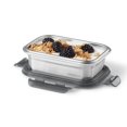 thumbnail image 4 of Starfrit LocknLock STEEL - Stainless Steel Food Storage Container - 14oz/400ml - Airtight & Leakproof - 4-Sided Locking Lid, 4 of 8