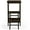 Brown, variant on Canddidliike 3-in-1 Rubber Wood 3 Tier Folding Step Stool Ladder Storage Shelf-Coffee, 3 Step Ladder, Lightweight Portable Folding Sturdy Steel Step Stool