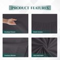 thumbnail image 3 of Beddora Lightweight Microfiber Sheet Set – Soft, Breathable, Quick-Dry & Wrinkle-Resistant – Includes Flat Sheet, Fitted Sheet & Pillowcases – Twin – Forged Iron, 3 of 6