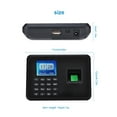 thumbnail image 2 of Intelligent Biometric Fingerprint Password Attendance Machine Employee Checking-in Recorder 2.4" LCD Screen Attendance Machine ,Accurate Calculations, 2 of 8