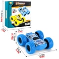 thumbnail image 3 of NOVEL Pull Back Toy Car, 360° Flip & Go Stunt Friction Powered Car, No Battery Needed, ABS Durable Anti-Collision Educational Toys for Kids, Fun Racing Game Gift for Boys Girls, 3 of 4