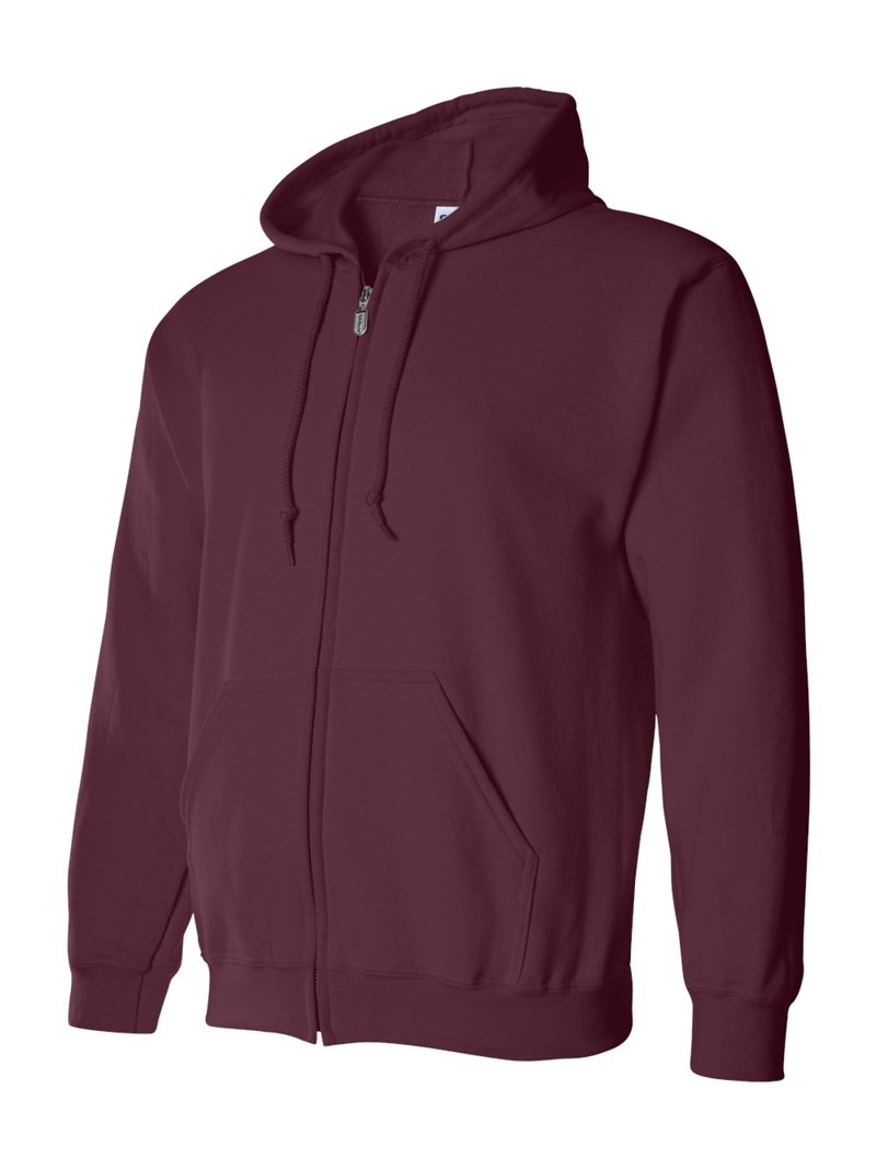 Heavy Blend Full-Zip Hooded Sweatshirt, XL, Maroon - Walmart.com Heavy Blend Full-Zip Hooded Sweatshirt, XL, Maroon - Walmart.com