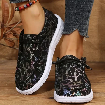 

Women‘s Lightweight Canvas Shoes Comfy Cozy Round Toe Low Top Casual Shoes Women‘s Lace Up Footwear