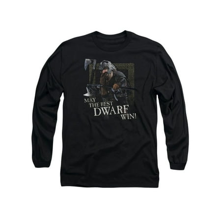 The Lord of The Rings Movie Gimli The Best Dwarf Adult Long Sleeve T-Shirt (Best Lord Of The Rings Tour)