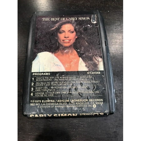 8-TRACK The Best Of Carly Simon ET-8109