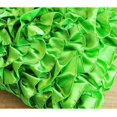 thumbnail image 2 of The HomeCentric Pillow Covers Clover Green Pillow Covers Pack of 2 16x16 inch (40x40 cm) Satin Pillows For Couch Solid Color Ruffles Modern Zippered&nbsp;Toss Pillow&nbsp; - Vintage Clover Green, 2 of 10