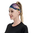 thumbnail image 6 of Yiaed Undersea Animals Print Sports Headbands,Moisture Wicking Workout Headband, Sweatband Headbands for Running,Cycling for Women and Men, 6 of 8