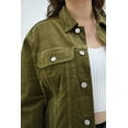 thumbnail image 4 of Chamarra de pana Roman Fashion Tallas extras 6470 olivo verde 40, 4 of 7
