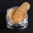thumbnail image 1 of Pigment Powder Nail Glitter Rose Gold Shining Powder Colorful Rhinestones for Nails, 1 of 3