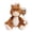 B, variant on Sleepy Barista Pals Plush Toy Set, Cute Sloth and Cow Stuffed Animal Holding Coffee for Office Decor and Caffeine Lovers, Soft Cuddle Friend 11.81-inch
