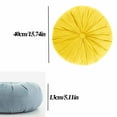 thumbnail image 5 of Round Pumpkin Floor Pillow, Meditation Floor Pillow Thicken Decompression Floor Cushions Large Handmade Pillows Seating Cute Decorative Cushion for Yoga Living Room (Yellow), 5 of 5