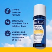 PanOxyl Clarifying Exfoliant, 2% Salicylic Acid, BHA Liquid Exfoliant for Acne Prone Skin, 4 fl oz