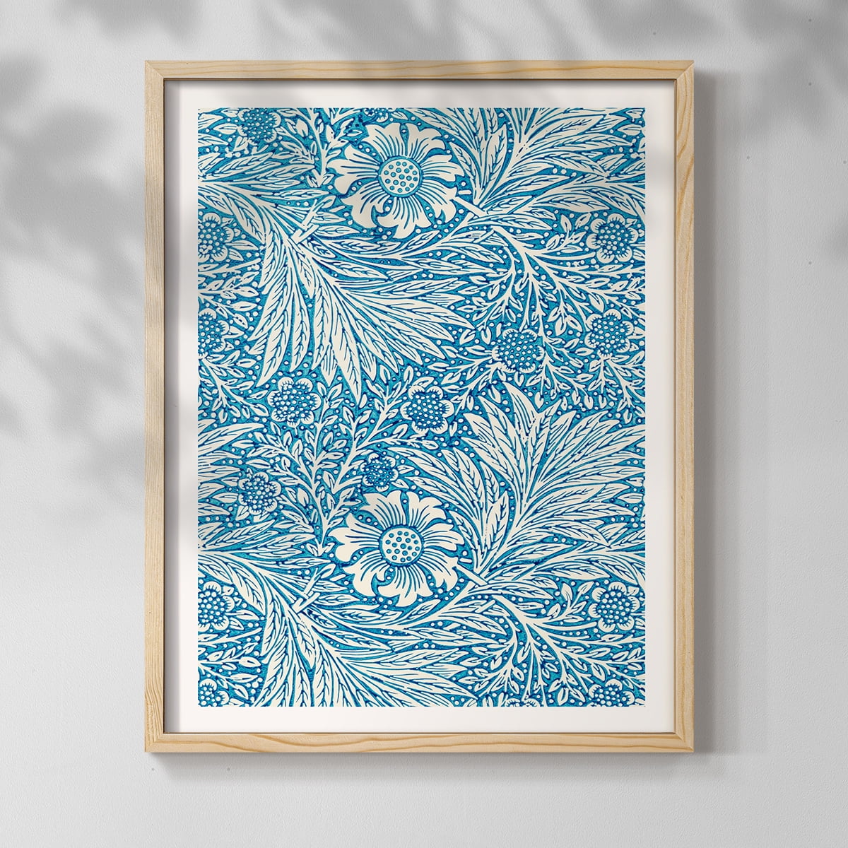 Vintage Abstract Print LII - 10in. x 8in. Vintage Framed Print in Natural Wood Frame