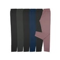 thumbnail image 3 of Angelina Women's Microfiber High Waist Full Coverage Leggings (6-Pack), 3 of 3