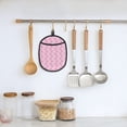 thumbnail image 5 of Pofeuu Breast Cancer Awareness5 Print Silicone Pot Mat Mitten With Hanging Loop Heat Resistant Oven Mitts Non-Slip Bbq Baking Smoking Potholders, 5 of 7
