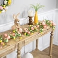 thumbnail image 3 of Northlight Easter Eggs and Flower Buds Artificial Garland - 6' - Pink, 3 of 9