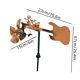 thumbnail image 3 of Fiudx Molino de Viento Hecho a Mano, Escultura Única de Baterista Steampunk, Arte Eólico, Diseño Mejorado con Forma de Guitarra, Decoración para Jardín, Patio y Césped, Regalo para Amantes de La Músi, 3 of 6