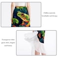 thumbnail image 2 of Frog Stylish Chiffon Women's Beach Dress Summer Dress with Polyester Straps, 2 of 6
