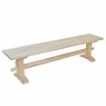 thumbnail image 2 of UNFINISHED TRESTLE BENCH-72, 2 of 5