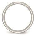 thumbnail image 2 of White Cobalt Ring Band Wedding Sterling Silver Inlay Satin 8mm, 2 of 6
