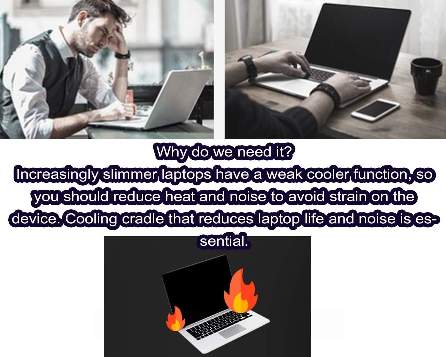 Actto Laptop Cooling Stand Holder, NBS-07W, Ergonomic Desktop Cooling Stand for Home or Office School Library Desk,White Product of Korea