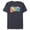 Navy Heather, variant on Pride Rainbow Avengers Pride Hero Icons & Doodles- Short Sleeve Blended T-Shirt for Adults - Customized-Purple