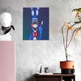 thumbnail image 4 of Saiise Five Nights At Freddy'S Frameless Wall Art for Home Decor,Modern Abstract Canvas Prints,High-Quality Artwork for Living Room, Bedroom, Office, and More,Ready to Hang, Vibrant Colors- 16"x20", 4 of 7