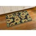 thumbnail image 2 of Evergreen Indoor/Outdoor Hooked Rug, Sunflowers 42"x24", 2 of 4