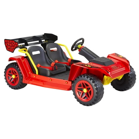 Little Tikes Dino Dune Buggy 12V Powered Ride-on, Portable Rechargeable Battery, Adjustable Seats, Seatbelts, Children, Girls, Boys, Ages 3-6